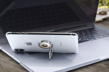 Load image into Gallery viewer, Cell Phone Ring Holder Stand, 360 Degree Rotation Universal Finger Ring Kickstand with Polished Metal Phone Grip for Magnetic Car Mount Compatible with iPhone, Samsung, LG, Sony, HTC & More - WholeSale