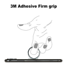 Load image into Gallery viewer, Cell Phone Ring Holder Stand, 360 Degree Rotation Universal Finger Ring Kickstand with Polished Metal Phone Grip for Magnetic Car Mount Compatible with iPhone, Samsung, LG, Sony, HTC & More - WholeSale