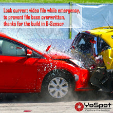 Load image into Gallery viewer, YoSpot Front and Rear Dual Dash Cam Dashboard Camera Recorder True 1080P Full HD - WholeSale