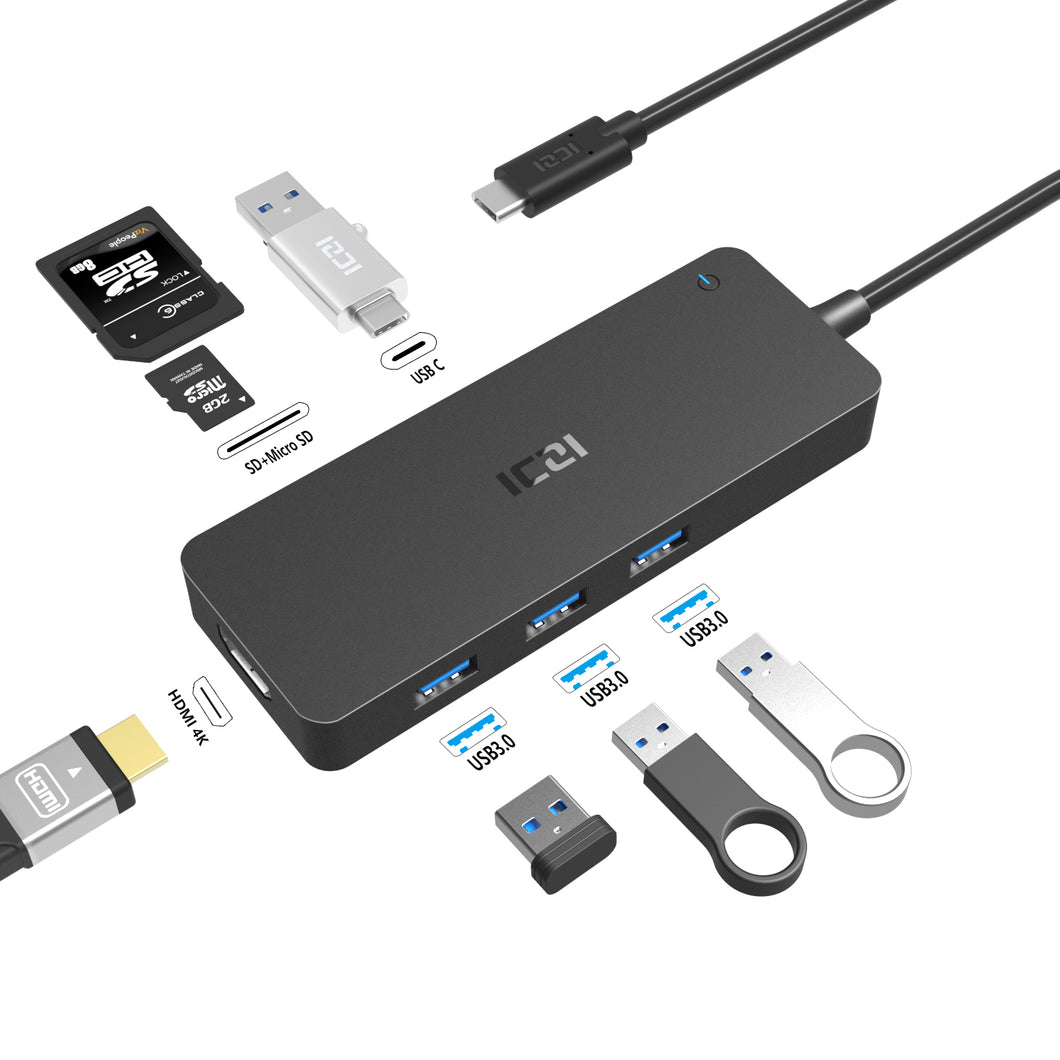 Premium 7 in 1 USB TYPE C Hub - WholeSale