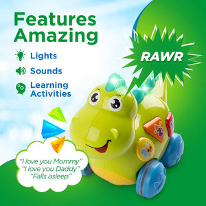 Talking dinosaur toy with lights - WholeSale