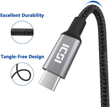 Load image into Gallery viewer, USB C to USB 2.0 Braided Nylon Cable - WholeSale
