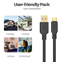 Load image into Gallery viewer, USB C Cable 3ft 5 Pack USB C to USB 3.0 Charging Cable - WholeSale
