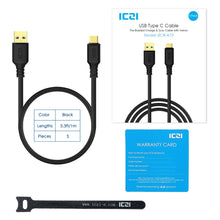 Load image into Gallery viewer, USB C Cable 3ft 5 Pack USB C to USB 3.0 Charging Cable - WholeSale
