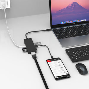 Premium 7 in 1 USB TYPE C Hub - WholeSale