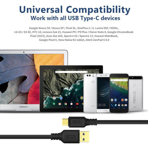 USB C Cable 3ft 5 Pack USB C to USB 3.0 Charging Cable - WholeSale