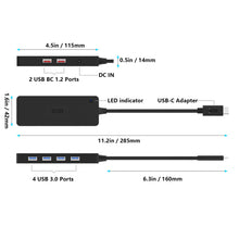 Load image into Gallery viewer, USB C Hub 6-Port, Type C Hub - WholeSale
