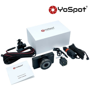 YoSpot Front and Rear Dual Dash Cam Dashboard Camera Recorder True 1080P Full HD - WholeSale