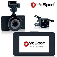 Load image into Gallery viewer, YoSpot Front and Rear Dual Dash Cam Dashboard Camera Recorder True 1080P Full HD - WholeSale
