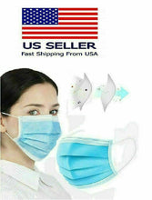 Load image into Gallery viewer, Face Mask Mouth Nose Cover Respirator Safe Sanitary Protector 50PCS
