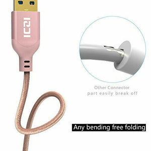 USB C Cable 3 Pack 3.3 FT, USB C to USB 3.0 Cable Fast Charge, Data Sync - Wholesale